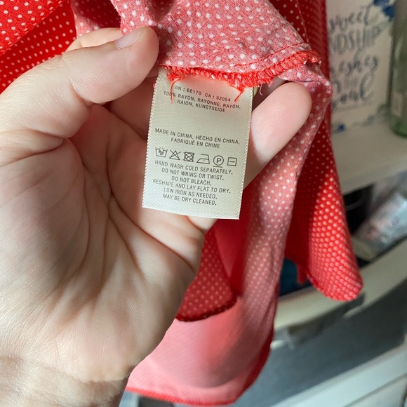 Maeve | Matilda Red & White Polka Dot Tunic Blouse - Picture 11 of 11